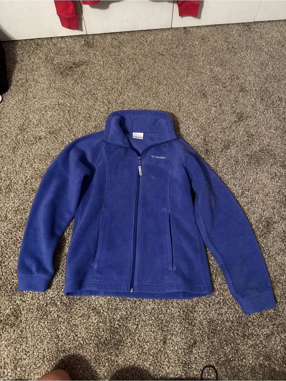 Columbia purple Zip-Up Fleece Jacket